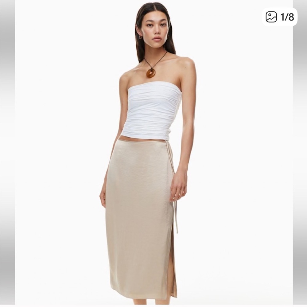 Wilfred Cream and Brown Skirt